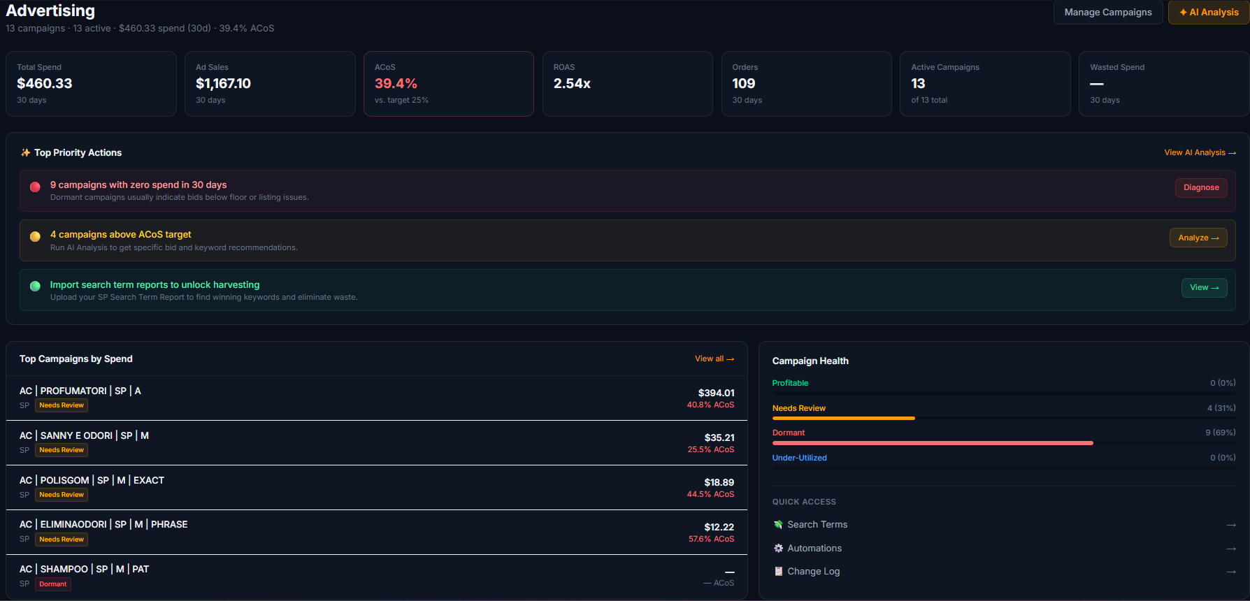 SellerForge Advertising Module